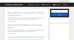Desktop Screenshot of outdoorvancouver.ca